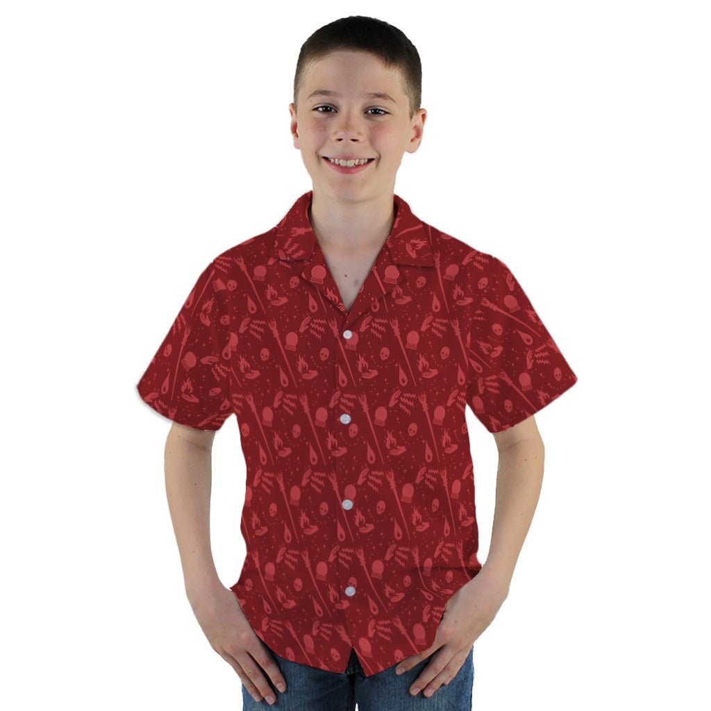 Dnd Sorcerer Class Youth Hawaiian Shirt - YM - -