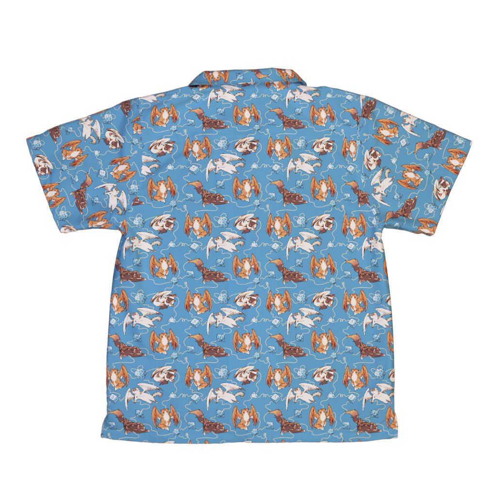 Dnd Tressym Familiars Youth Hawaiian Shirt - YXS - -