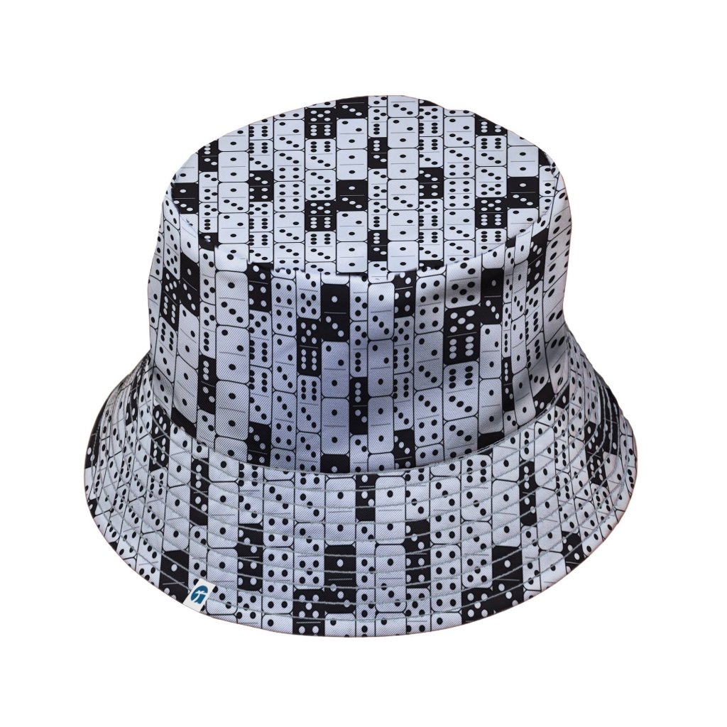 Dominos Bucket Hat - M - Black Stitching - -