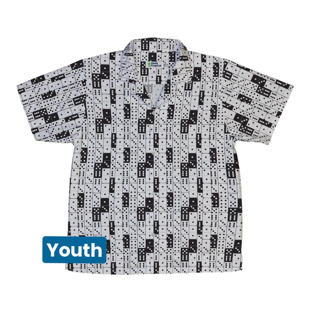Dominos Youth Hawaiian Shirt - YXS - -