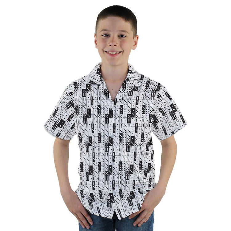 Dominos Youth Hawaiian Shirt - YM - -