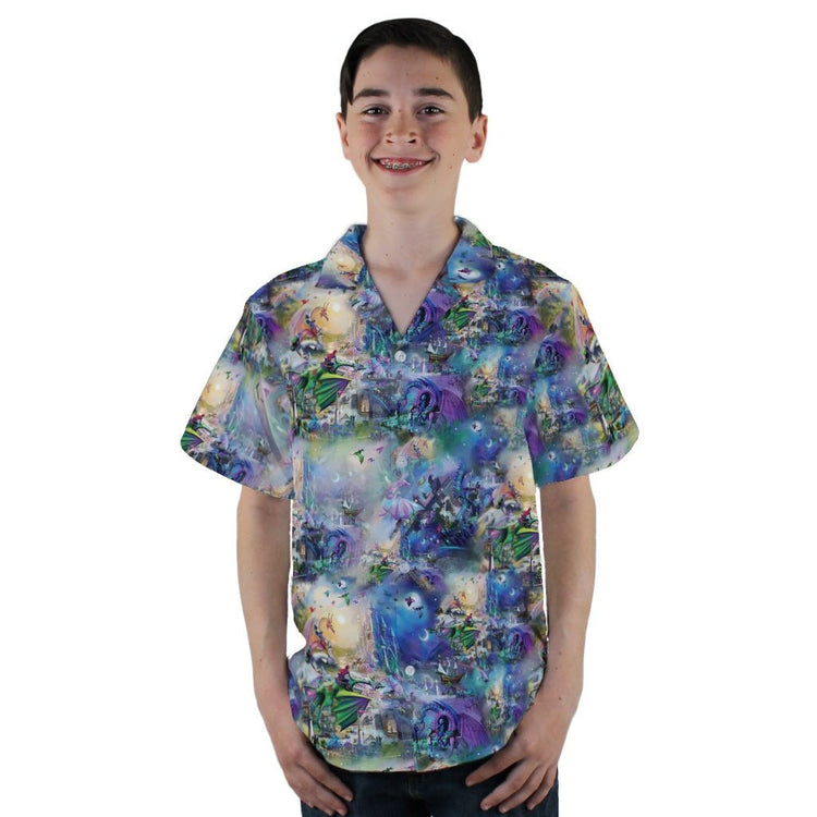Dragon Chase Youth Hawaiian Shirt - YL - -