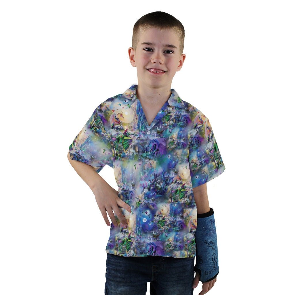Dragon Chase Youth Hawaiian Shirt - YXS - -