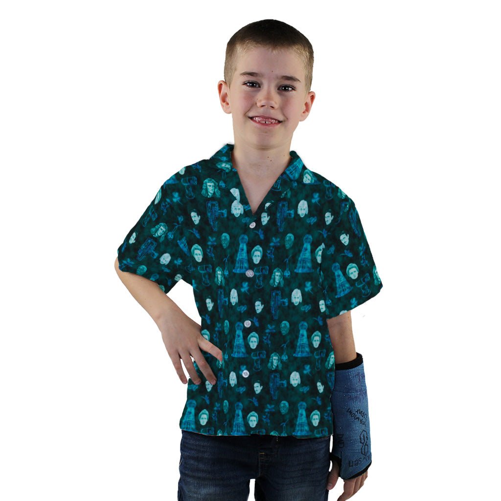 Eerie Science Legends Youth Hawaiian Shirt - YXS - -