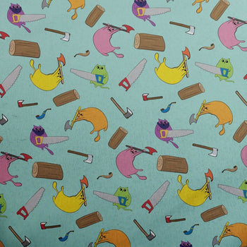 Exploding Kittens Lumber Cats Summer Youth Hawaiian Shirt - YXS - -