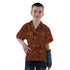 Exploding Kittens Mashup Red Brown Youth Hawaiian Shirt - YXS - -