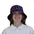 Game Controllers Purple Video Game Bucket Hat - M - Black Stitching - -