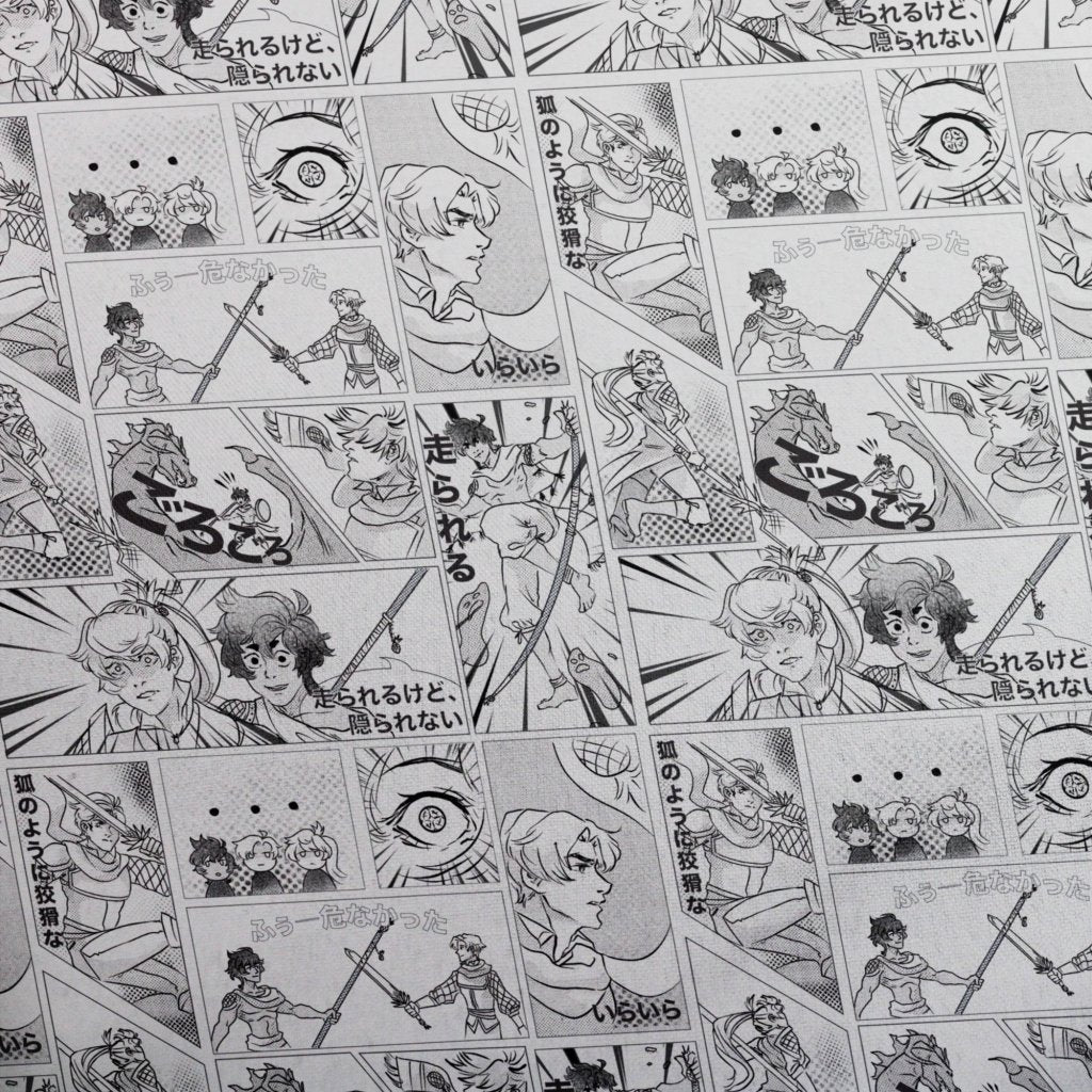Geek Tropical Manga Bucket Hat - M - Grey Stitching - -