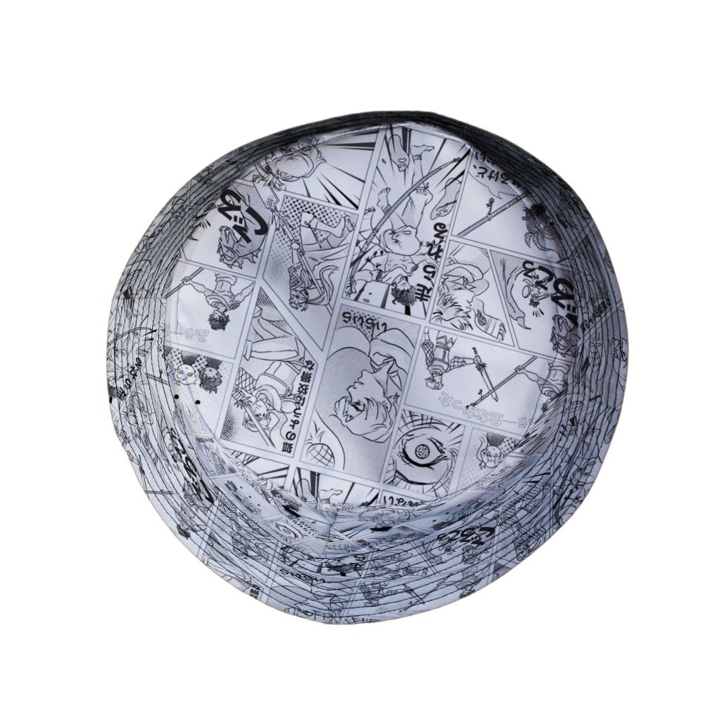 Geek Tropical Manga Bucket Hat - M - Grey Stitching - -