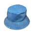 Geometry Blue Math Bucket Hat - M - Black Stitching - -