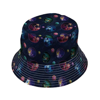 Glimpses in Dragon Time Bucket Hat - M - Black Stitching - -