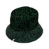 Green Black Computer Circuit Board Bucket Hat - M - Black Stitching - -