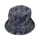 Grey Hawaiian Space Bucket Hat - M - Grey Stitching - -