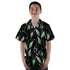 Growing Leaves Metallic Specs Youth Hawaiian Shirt - YL - -