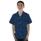 Guitar Blossoms Blue Youth Hawaiian Shirt - YXS - -