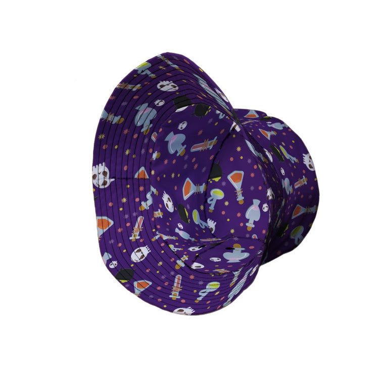 Halloween DND Potions Bucket Hat - M - Grey Stitching - -