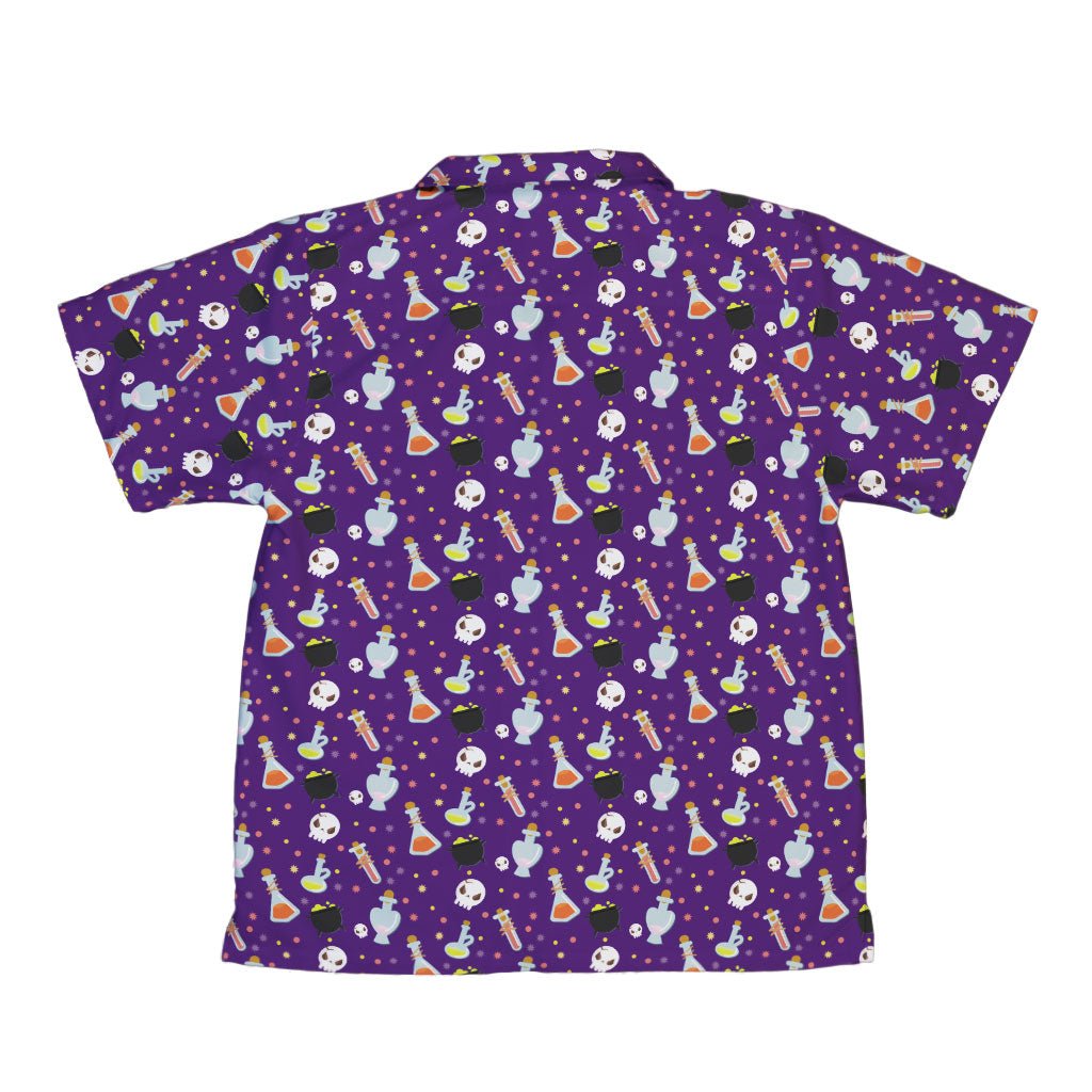 Halloween DND Potions Youth Hawaiian Shirt - YXS - -