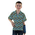 Hexagon Tile Game Symbols Youth Hawaiian Shirt - YXS - -