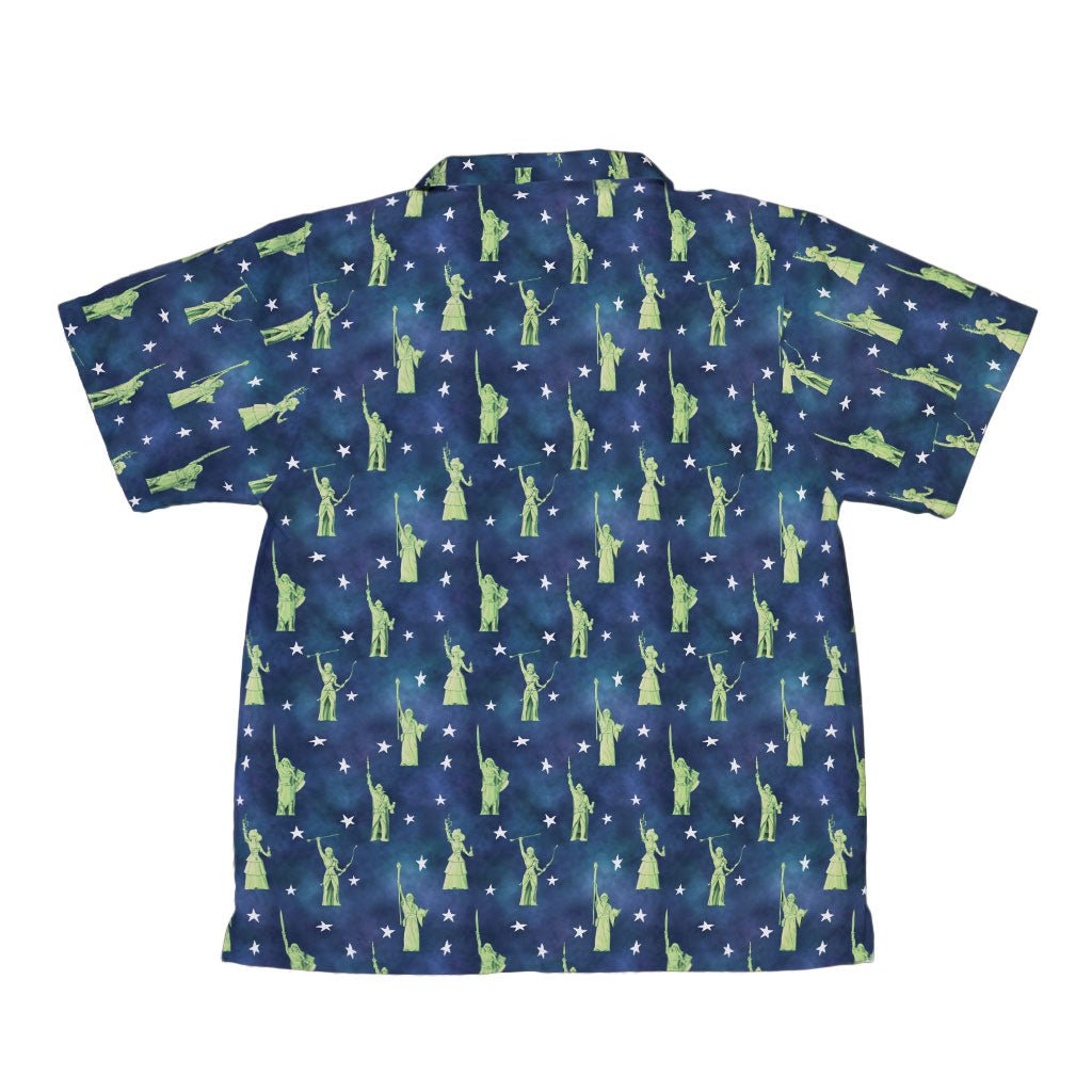 Lady Liberty DND Class Youth Hawaiian Shirt - YXS - -