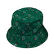 Leafy Mistletoe Dice Bucket Hat - M - Black Stitching - -