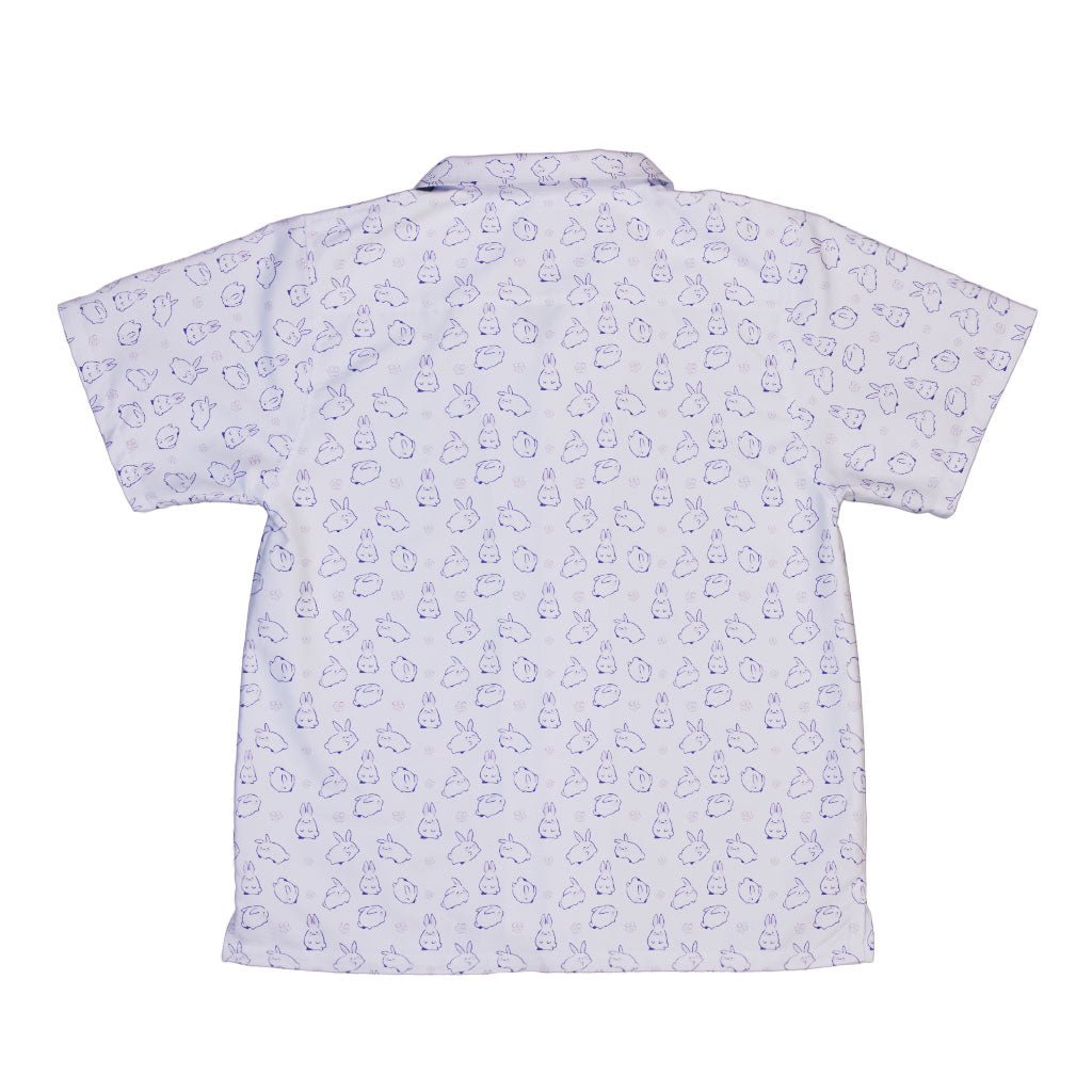 Lilac Anime Bunnies Youth Hawaiian Shirt - YXS - -