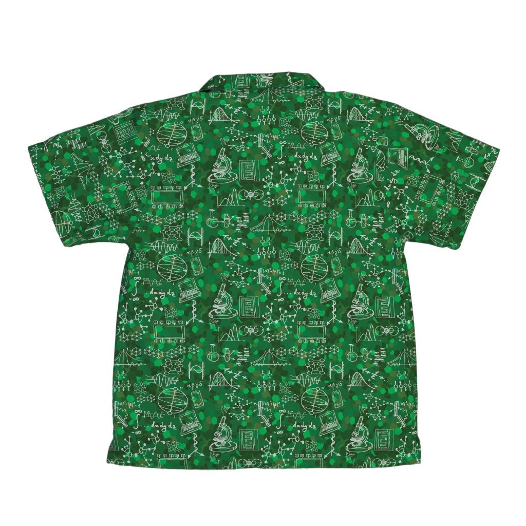 Mad Science Lab Green Youth Hawaiian Shirt - YXS - -