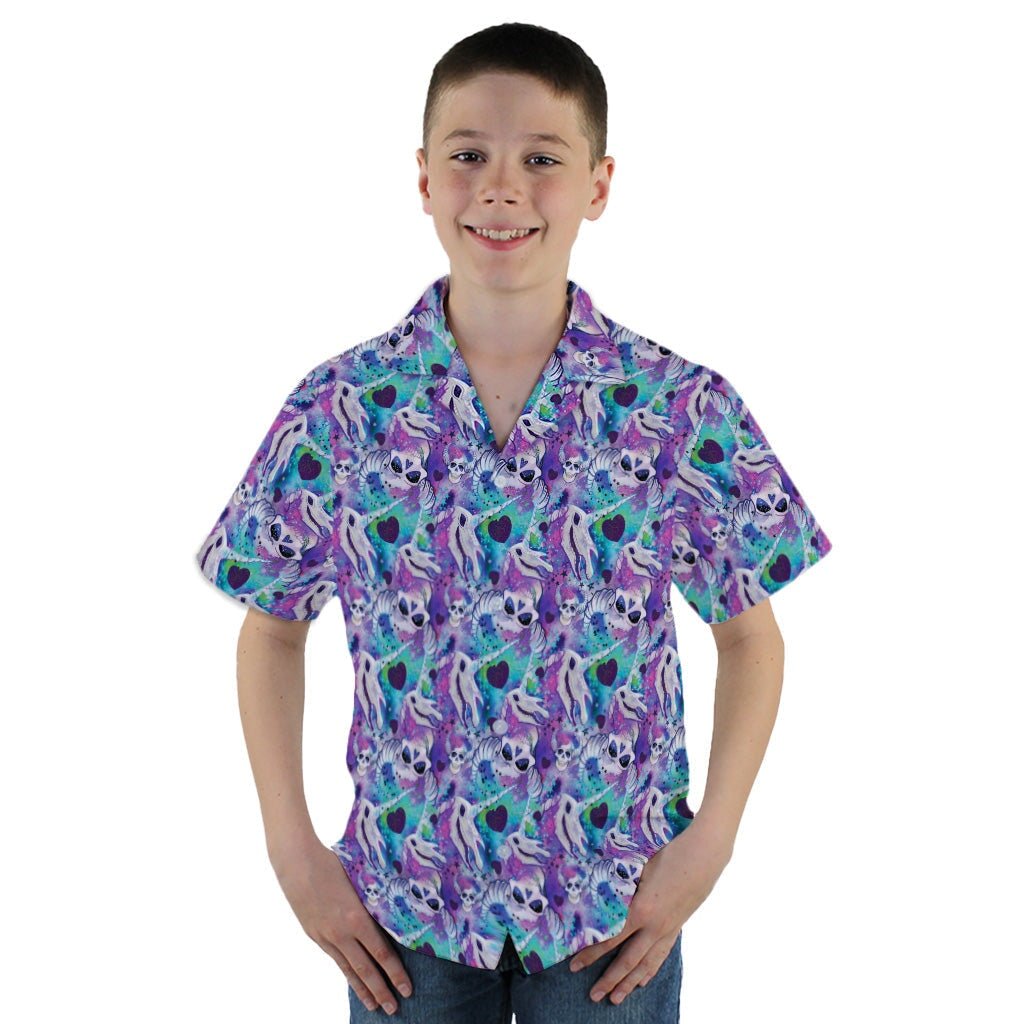 Magical Skulls Youth Hawaiian Shirt - YM - -