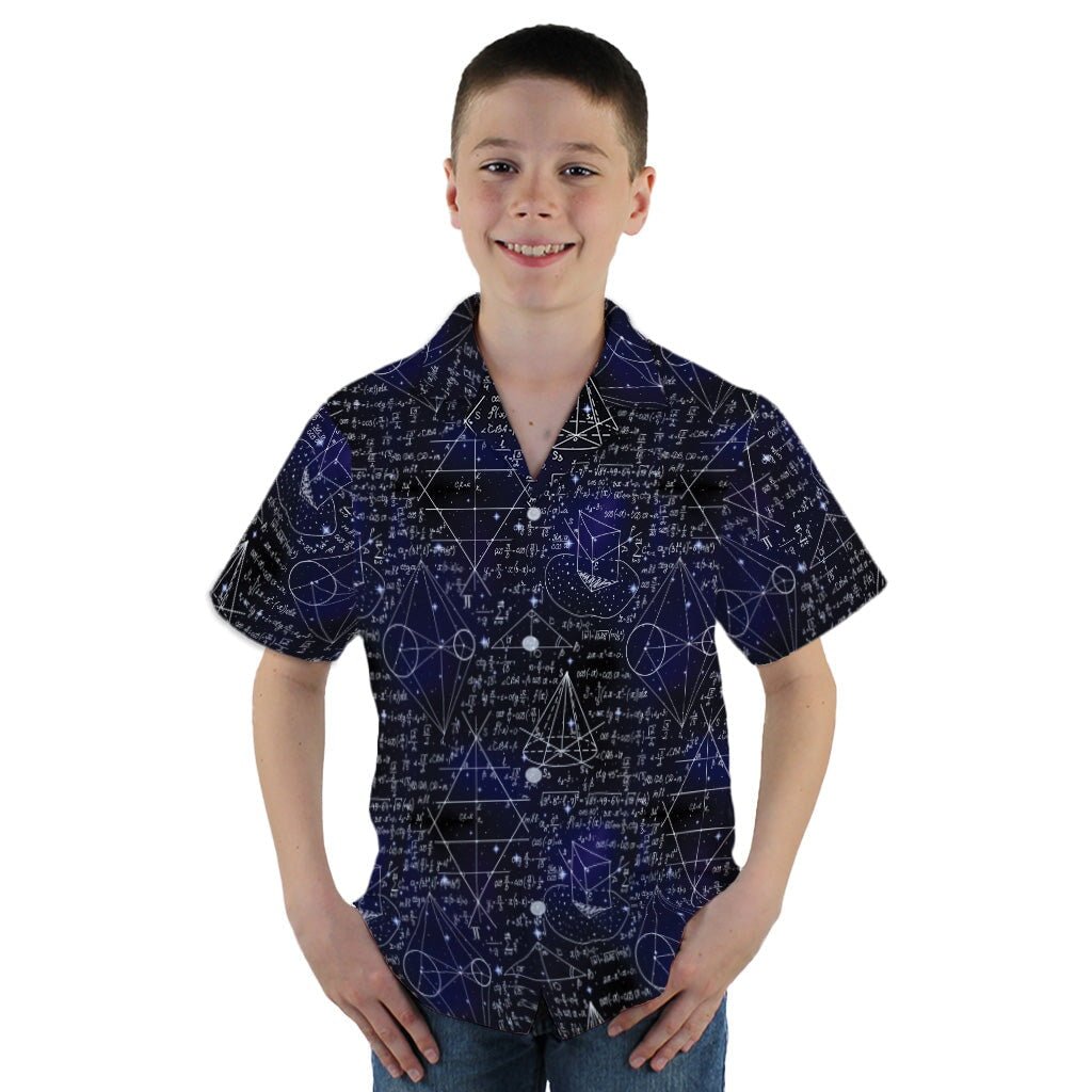 Math And Physics Space Youth Hawaiian Shirt - YM - -