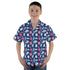 Microscopic Collection Blue Science Biology Youth Hawaiian Shirt - YM - -