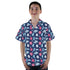 Microscopic Collection Blue Science Biology Youth Hawaiian Shirt - YL - -