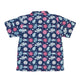 Microscopic Collection Blue Science Biology Youth Hawaiian Shirt - YXS - -