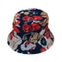 Modern Koi Bucket Hat - M - Grey Stitching - -