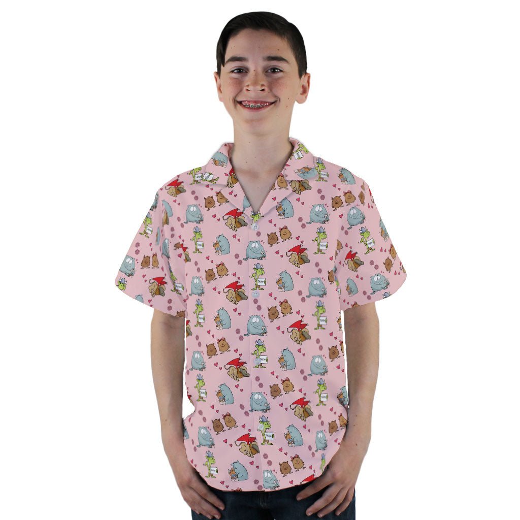 Munchkin Cuties Youth Hawaiian Shirt - YL - -