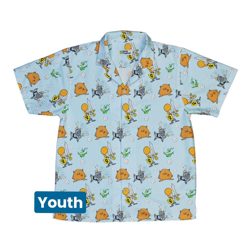 Munchkin Dicey Youth Hawaiian Shirt - YXS - -