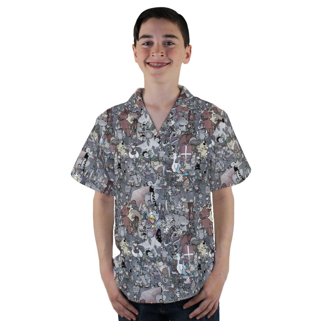 Munchkin Mashup Mania Youth Hawaiian Shirt - YL - -