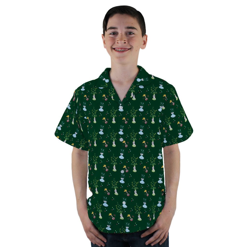 Munchkin Potions Youth Hawaiian Shirt - YL - -