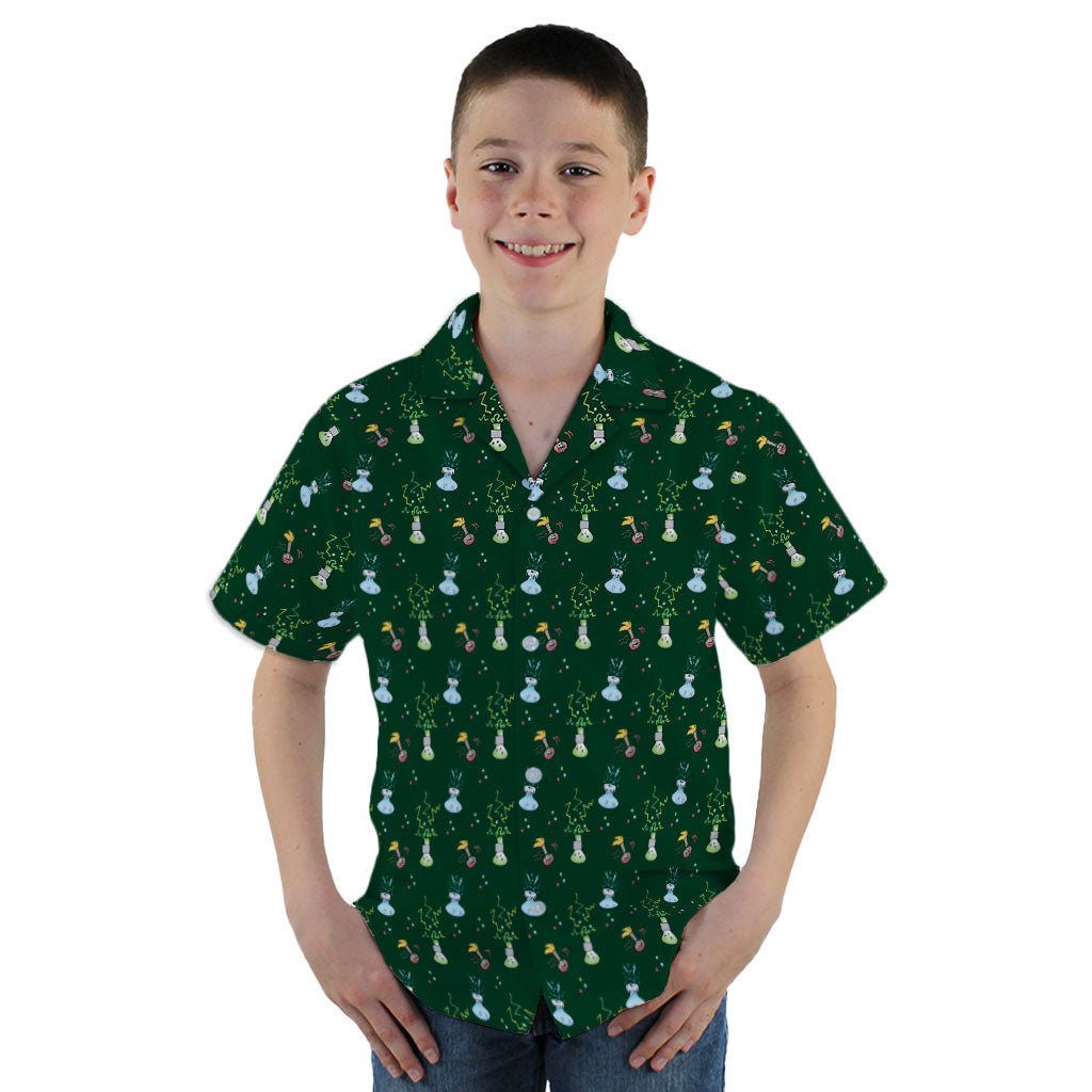 Munchkin Potions Youth Hawaiian Shirt - YM - -