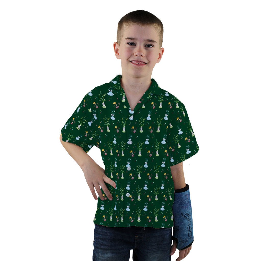 Munchkin Potions Youth Hawaiian Shirt - YXS - -