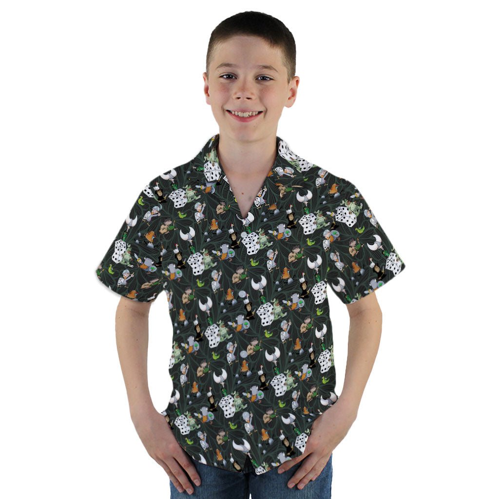 Munchkin Quirky Treasures Youth Hawaiian Shirt - YM - -