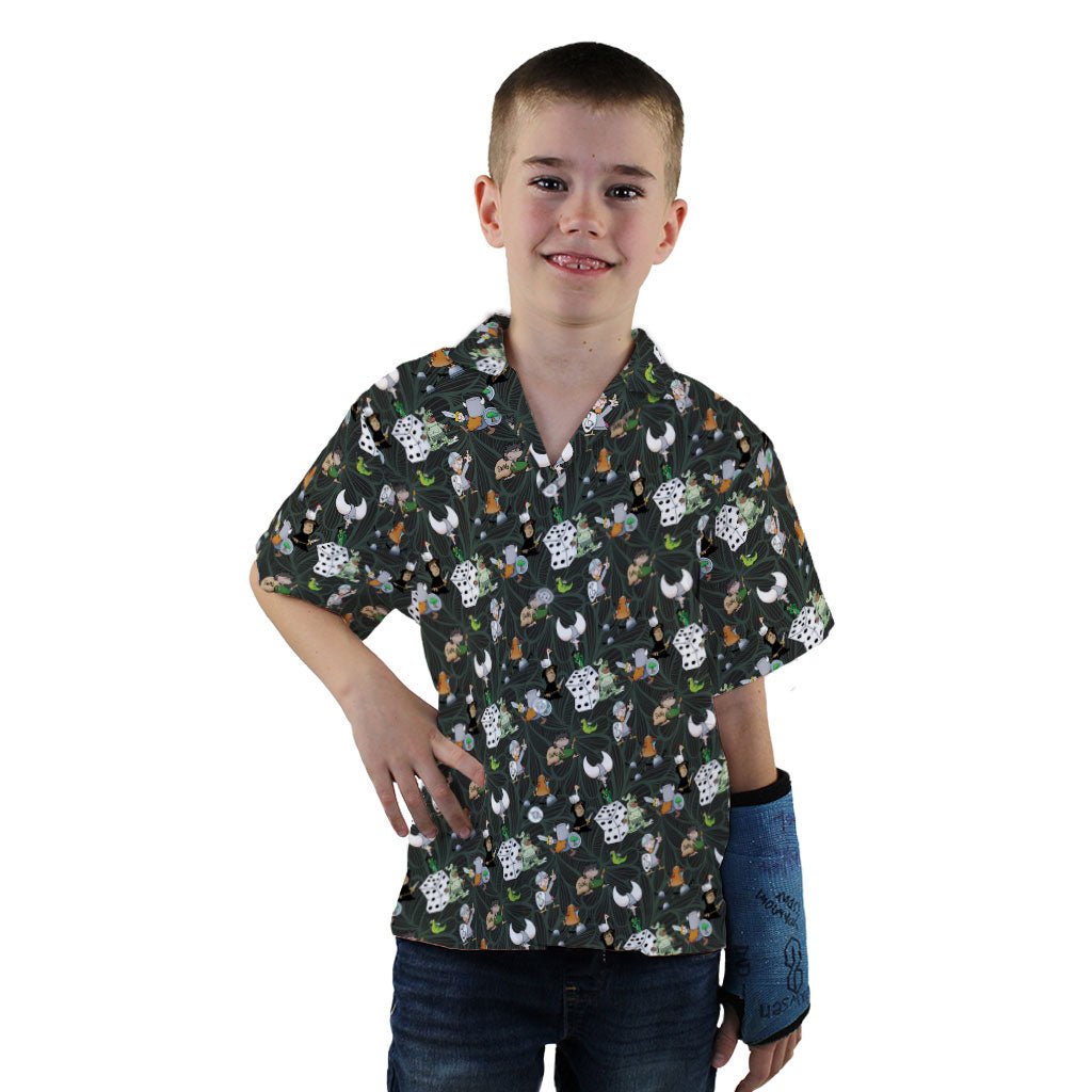 Munchkin Quirky Treasures Youth Hawaiian Shirt - YXS - -