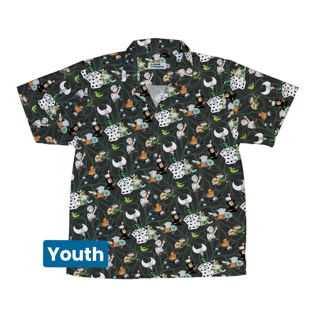 Munchkin Quirky Treasures Youth Hawaiian Shirt - YXS - -