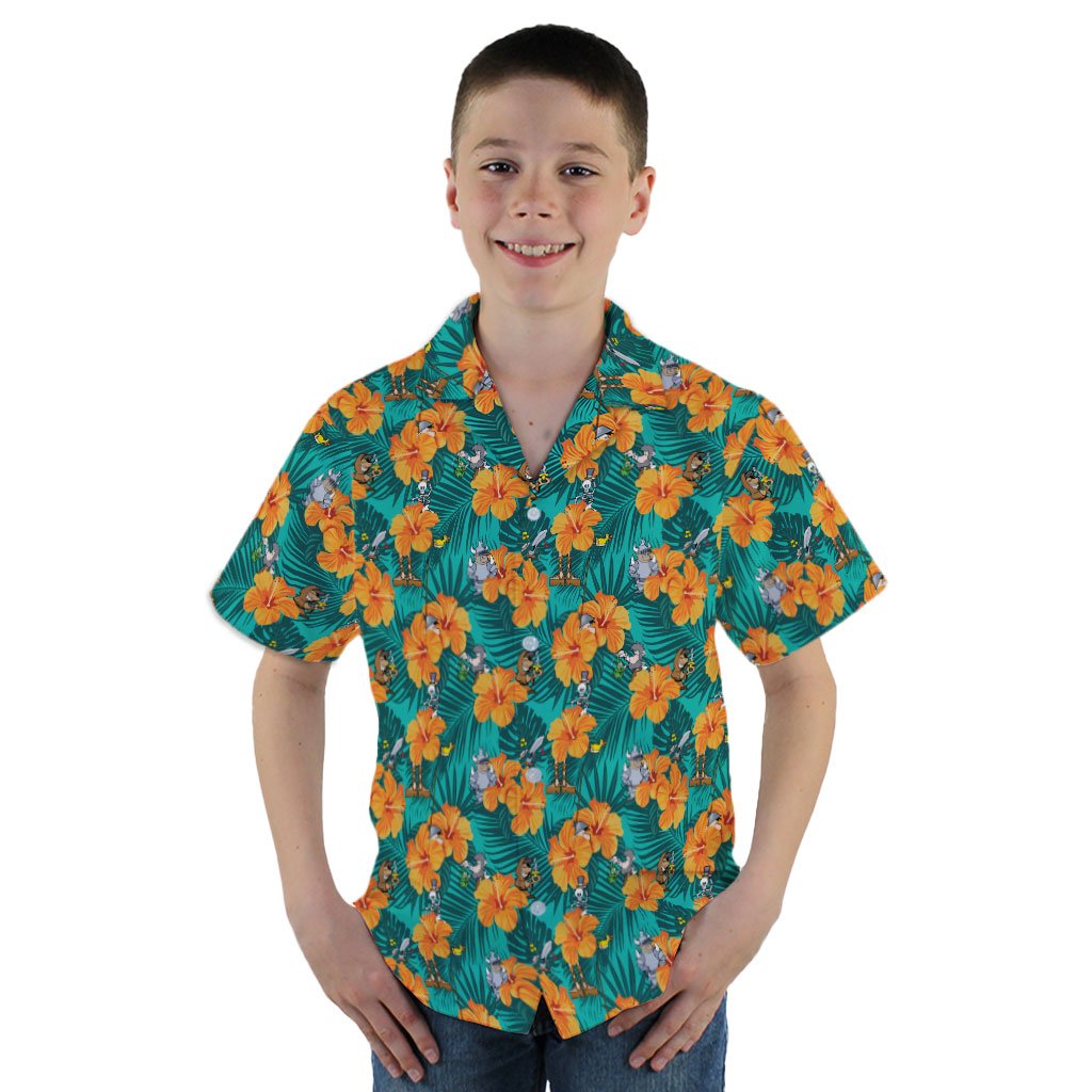 Munchkin Tropical Blossom Youth Hawaiian Shirt - YM - -