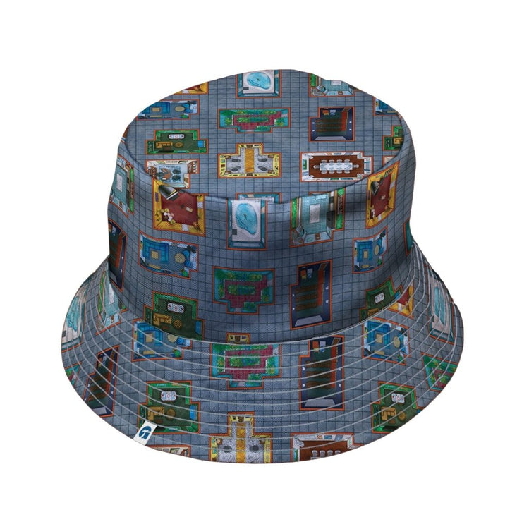 Murder Mystery Board Game Bucket Hat - M - Black Stitching - -