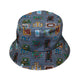 Murder Mystery Board Game Bucket Hat - M - Grey Stitching - -