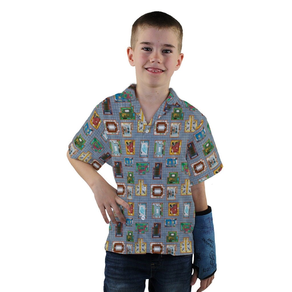 Murder Mystery Board Game Youth Hawaiian Shirt - YXS - -