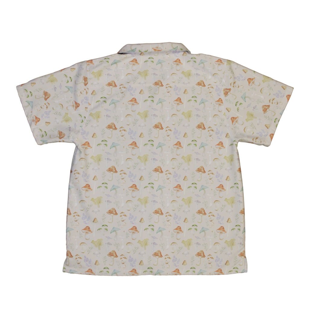 Mushroom Watercolor Youth Hawaiian Shirt - YXS - -