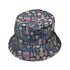 Musical Instruments Bucket Hat - M - Grey Stitching - -