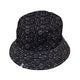 Nonbinary Pride Flag DND Dice Bucket Hat - M - Black Stitching - -
