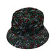 O Christmas Tree Music Notes Bucket Hat - M - Grey Stitching - -