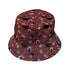 OÌishi Sushi Red Bucket Hat - M - Black Stitching - -